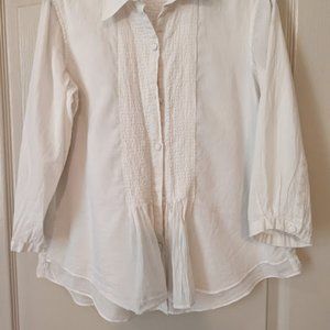 Off-white, almost vintage blouse. Final price.